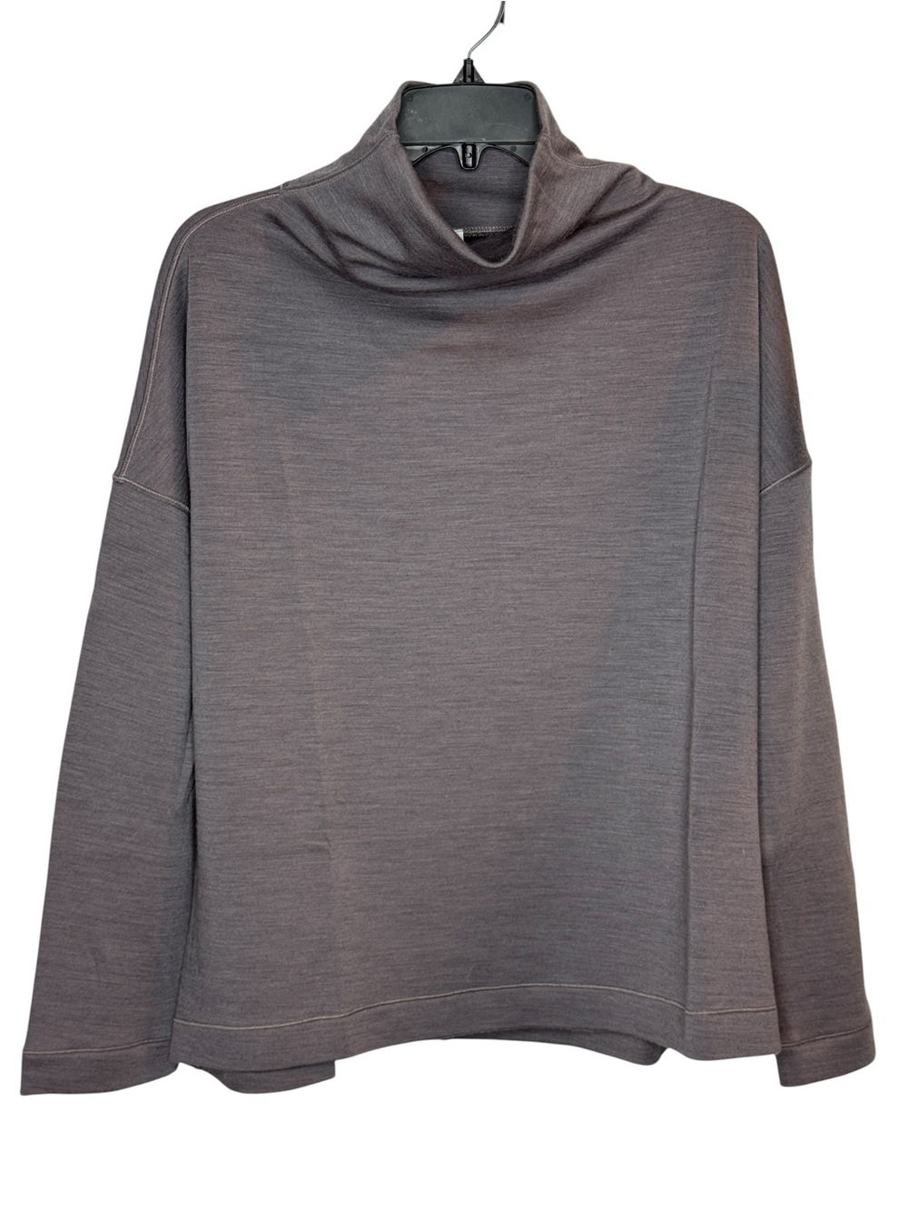 Lululemon Sz 6 Principal Dancer  Funnel Neck Sweater in Luna Rock | EUC